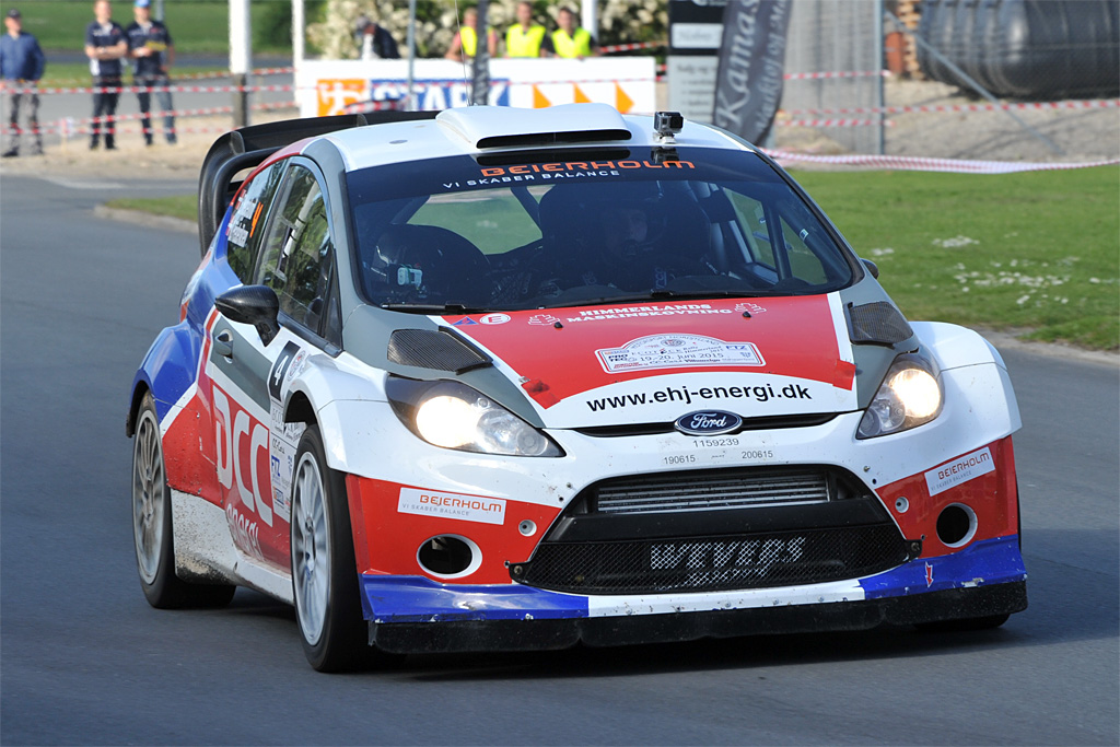 En Ford Fiesta i VM-trim med Esben Hegelund vil man bl.a. kunne opleve ved årets Tvilum Rallyshow